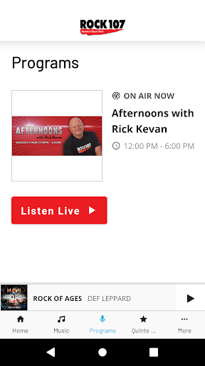 Rock 107 Screen 3