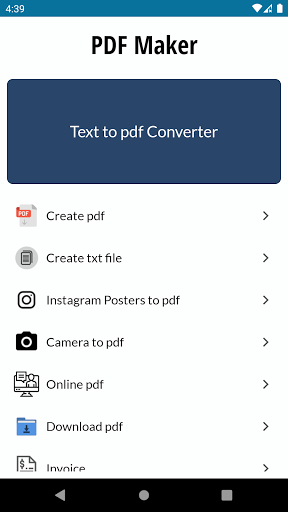 PDF Maker (pdf converter) Screen 2