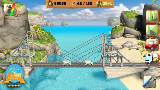 Bridge Constructor Playground MOD + Hack APK 1