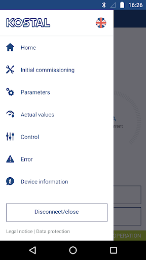 KOSTAL InverterApp Screen 3