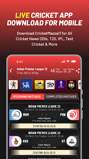 Cricket Mazza 11 Live Line - Sports - games