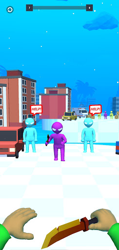 Android application Knives Thrower Pro: Shooter 3D screenshort