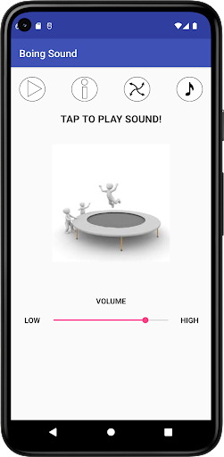 Android application Boing Sound screenshort