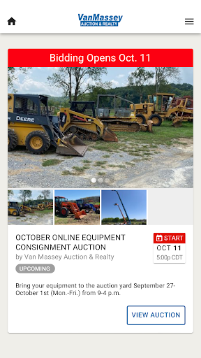 Van Massey Auction & Realty Screen 3