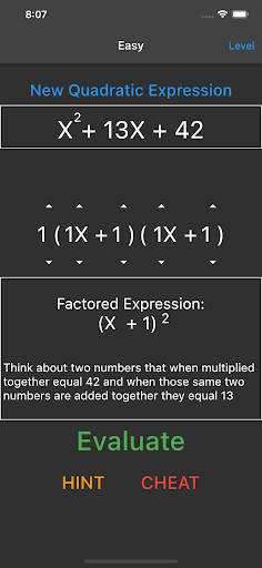 Factoring with Mr. Noor Screen 2