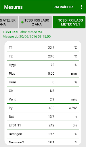 Android application Comsag screenshort