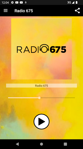 Android application RADIO 675 screenshort