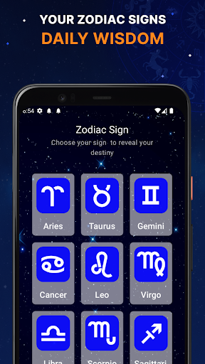 Android application Zodiac Buddy screenshort