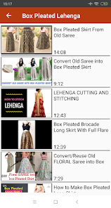 Convert/Reuse Old FLORAL Saree into Box Pleated Skirt/Lehenga 