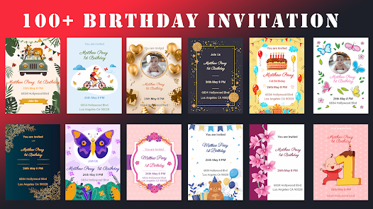 Birthday Invitation Card Maker 2