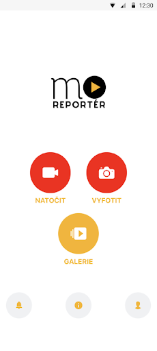 Android application mReportér screenshort