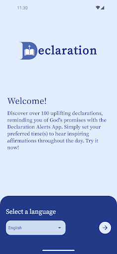 Android application Declaration Alerts screenshort