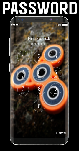 Fidget Spinners Lock Screen Screen 2