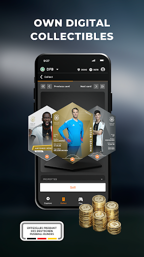 Android application FANZONE - Digital Collectibles screenshort