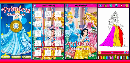 Princess Coloring Book Bubakid