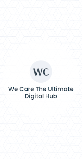 Android application We Care Ultimate Digital Hub screenshort