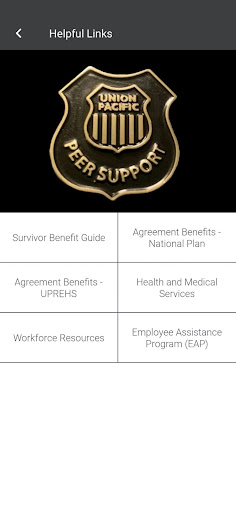 Android application Peer Support screenshort