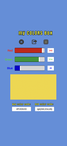 My Colors Box Screen 2
