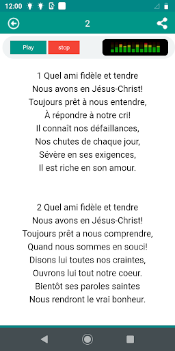 Hymnes, Cantiques Et Louanges Screenshot 2 - AppWisp.com