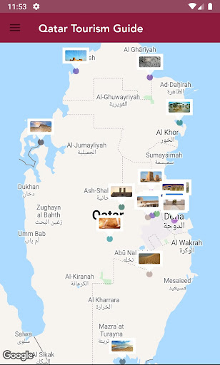 Android application Qatar Tourism Guide screenshort