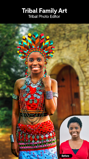 Tribal photo suit app Screen 3