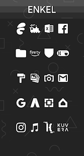 Enkel - Icon Pack لقطة شاشة