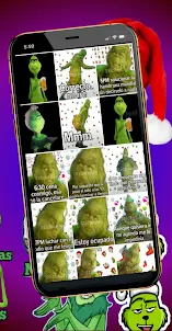 El Grinch Stickers - Navidad