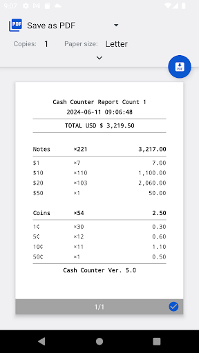 Cash Counter Count Note & Coin screenshot 13