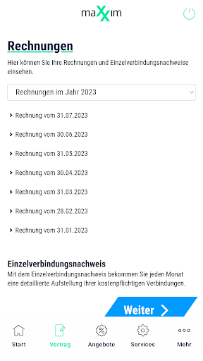 maXXim Servicewelt Screen 2