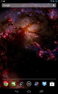 Space Galaxy Live Wallpaper Screenshot