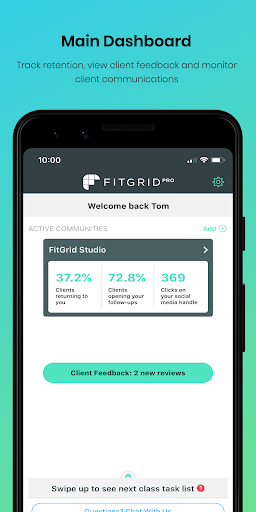 Android application FitGrid Pro: For Instructors screenshort