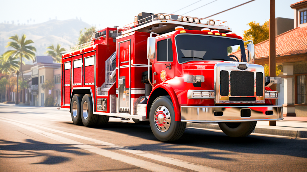Fire Truck Simulator Game 2.8 APK + Mod (Mod speed) for Android