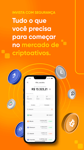 Android application Foxbit Exchange screenshort