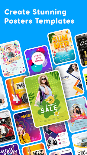 Android application Poster Maker, Flyer Maker screenshort