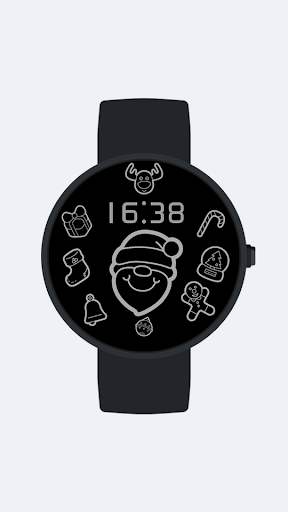 Christmas Digital Watch Face Screen 2