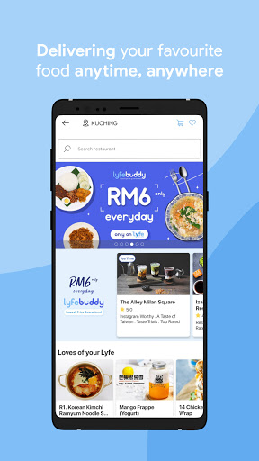 Lyfe - Food Delivery Screen 2