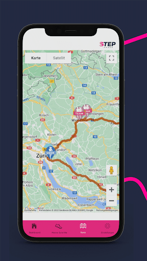 Android application step.COACH screenshort