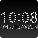 Dots clock widget -Me Clock icon