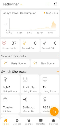 Android application MYSIOT screenshort