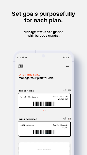 Money Manager : Budget&Expense Screen 2