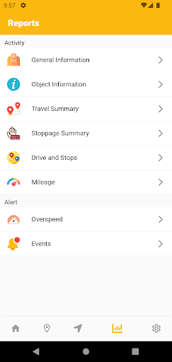 Android application ShyllyCare screenshort