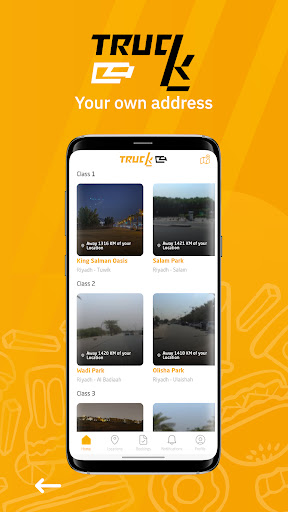 Android application Truck@ screenshort