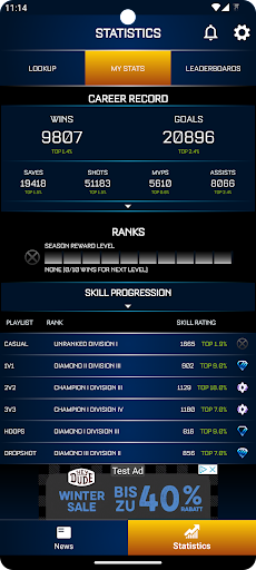 Pocket League Screen 2