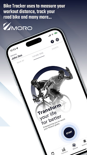 Android application Moro tracker screenshort