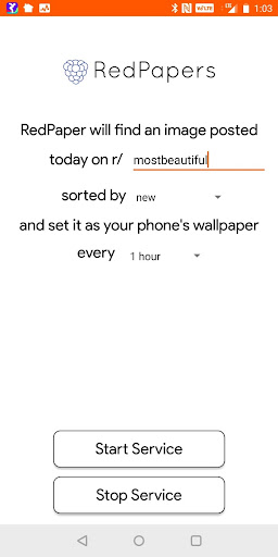 Android application RedPapers - Auto Wallpapers F screenshort
