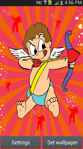 Cupid shuffle: Live Wallpaper Screen 2