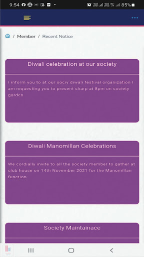 SocietyAlert Screen 3
