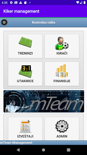 Kiker management Screen 2