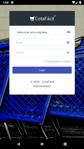 Android application CotaFácil Administrador screenshort