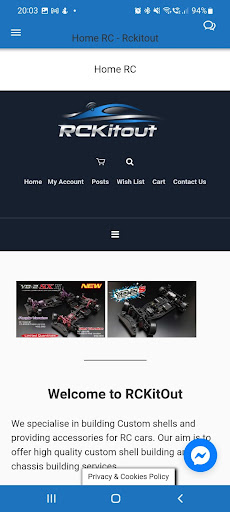 Android application RCKITOUT screenshort